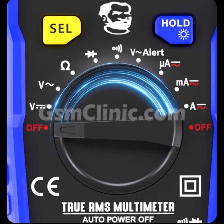 Mechanic Mini MX Intelligent Anti-burn NCV Function LED Digital Display Multimeter