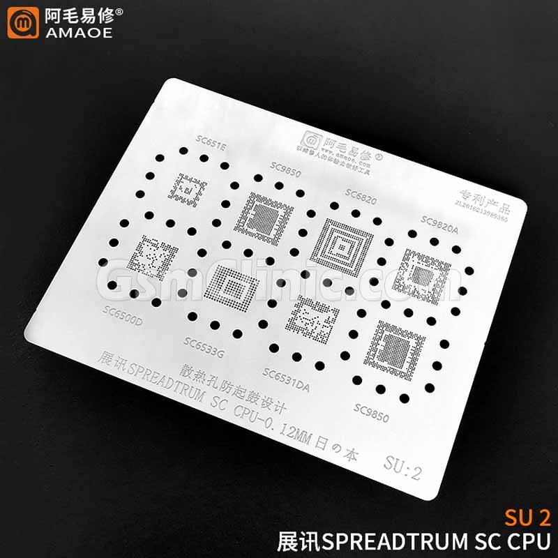 Amaoe SU2 Stencil for Spreadtrum CPU (0.12MM)