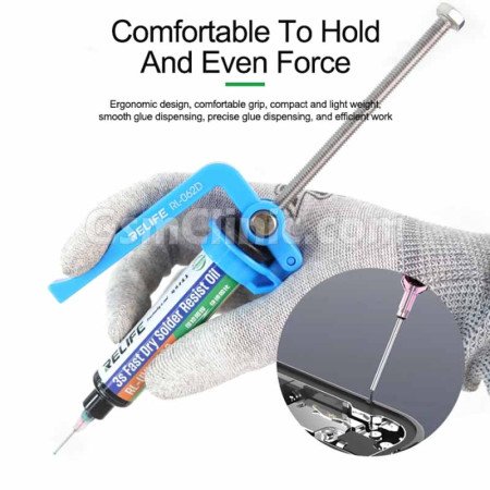 Relife RL-062D Manual Gun for 10CC Syringe (Flux,Glue,UV,Etc)