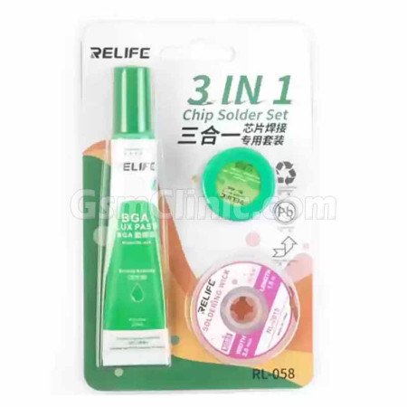 Relife RL-058 3 in 1 Chip Solder Set