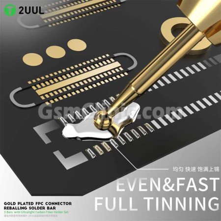 2UUL SC98 Gold Plated FPC Connector Reballing Solder Bar