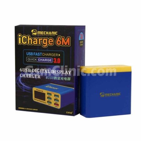 Mechanic iCharge 6M USB Charger with QC 3.0 Port