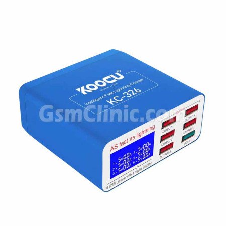 Koocu KC-326 6 Port USB Charger